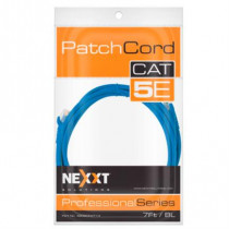 Cable de Conexin Red Nexxt Solutions Cat5e 100 MHz 2.31m 24 AWG Color Azul [ AB360NXT13 ]