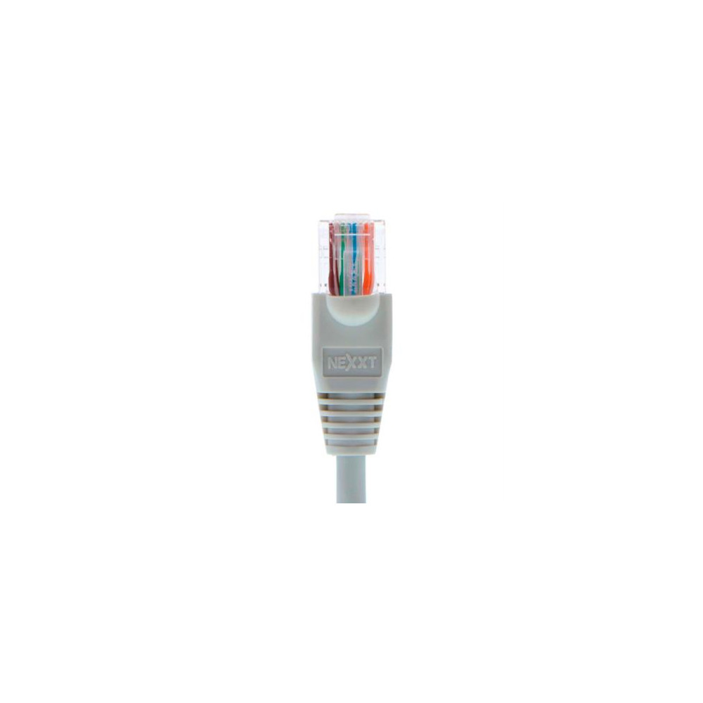 Cable de Conexin Red Nexxt Solutions Cat5e 100 MHz 3.05m 24 AWG Color Gris [ AB360NXT23 ]