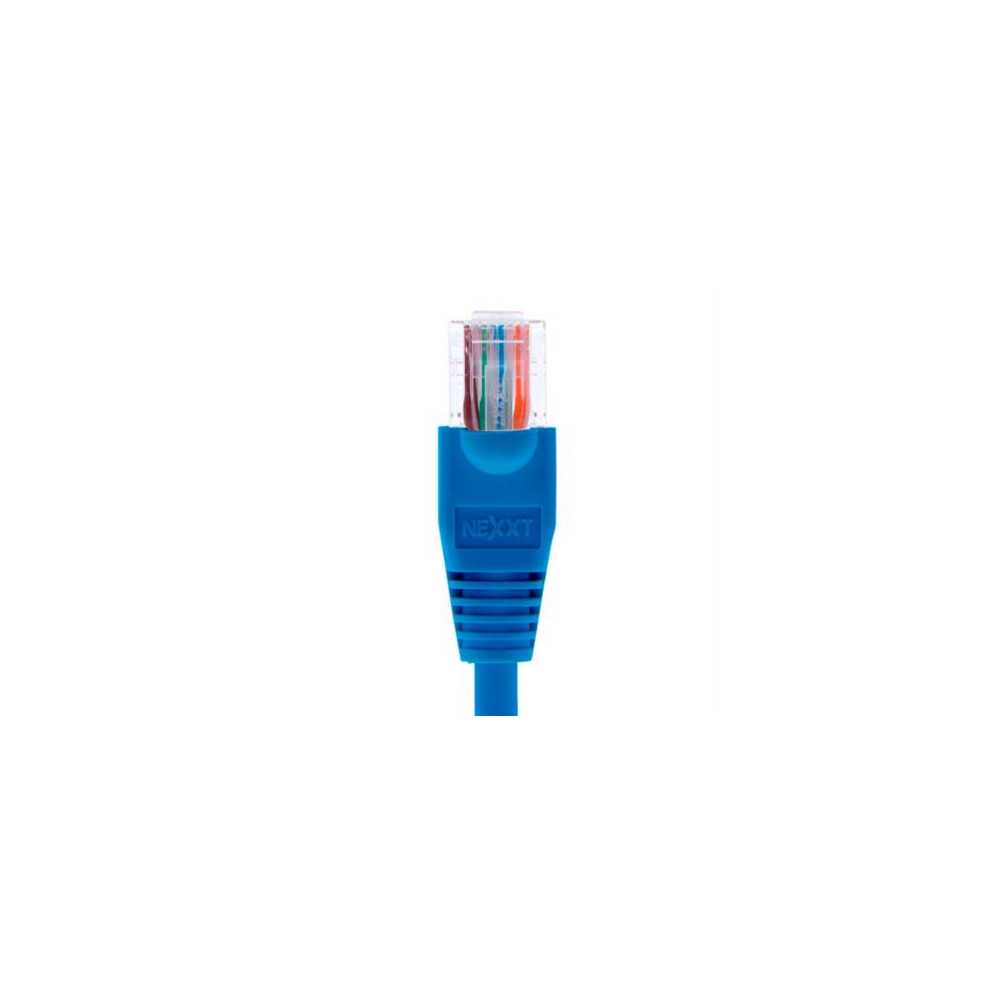 Cable de Conexin Red Nexxt Solutions Cat5e 100 MHz 3.05m 24 AWG Color Azul [ AB360NXT24 ]