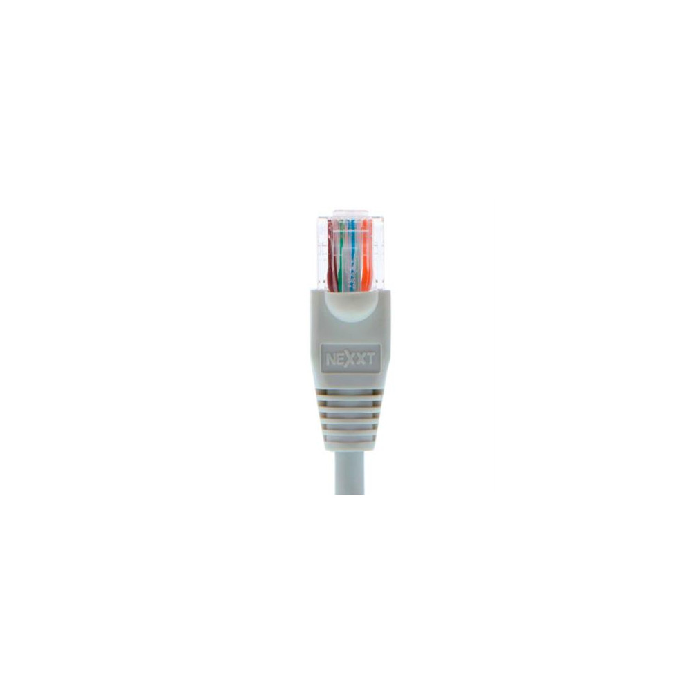 Cable de Conexin Red Nexxt Solutions Cat5e 100 MHz 4.27m 24 AWG Color Gris [ AB360NXT34 ]