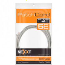 Cable de Conexin Red Nexxt Solutions Cat5e 100 MHz 4.27m 24 AWG Color Gris [ AB360NXT34 ]