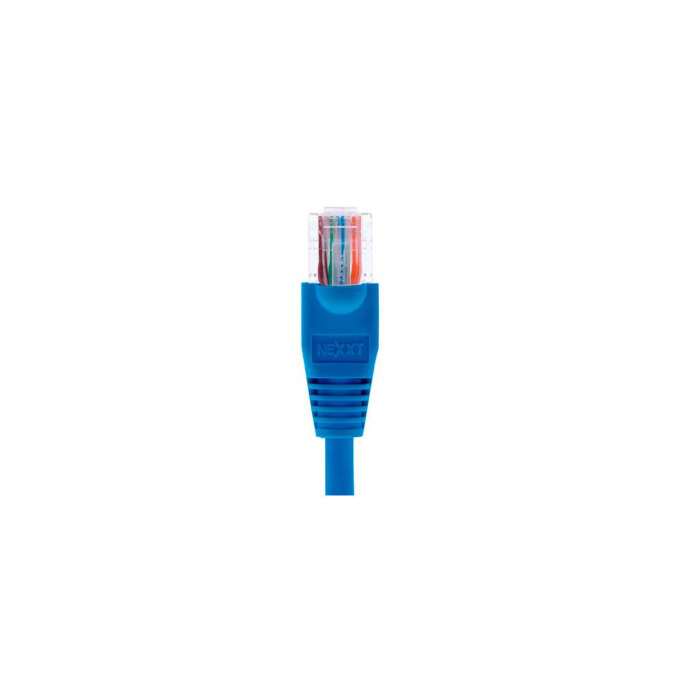 Cable de Conexin Red Nexxt Solutions Cat5e 100 MHz 7.62m 24 AWG Color Azul [ AB360NXT46 ]