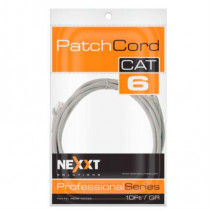 Cable de Conexin Red Nexxt Solutions Cat6 3mts UTP Multifilar con Revestimiento Tipo CM Color Gris [ AB361NXT23 ]