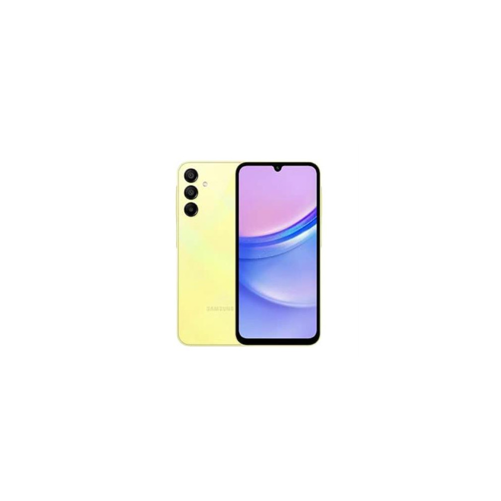 Smartphone Samsung A15 6.5" Octacore 128GB/6GB Cmara 50MP+5MP+2MP/13MP LTE Dual SIM Android 14 Color [ SM-A155M1286YLLW-DS ]