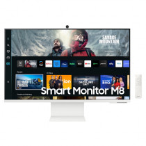 Monitor Samsung 32" Smart Monitor FLAT FHD (Resolucion 3840x2160) Panel VA [ LS32CM801ULXZX ]