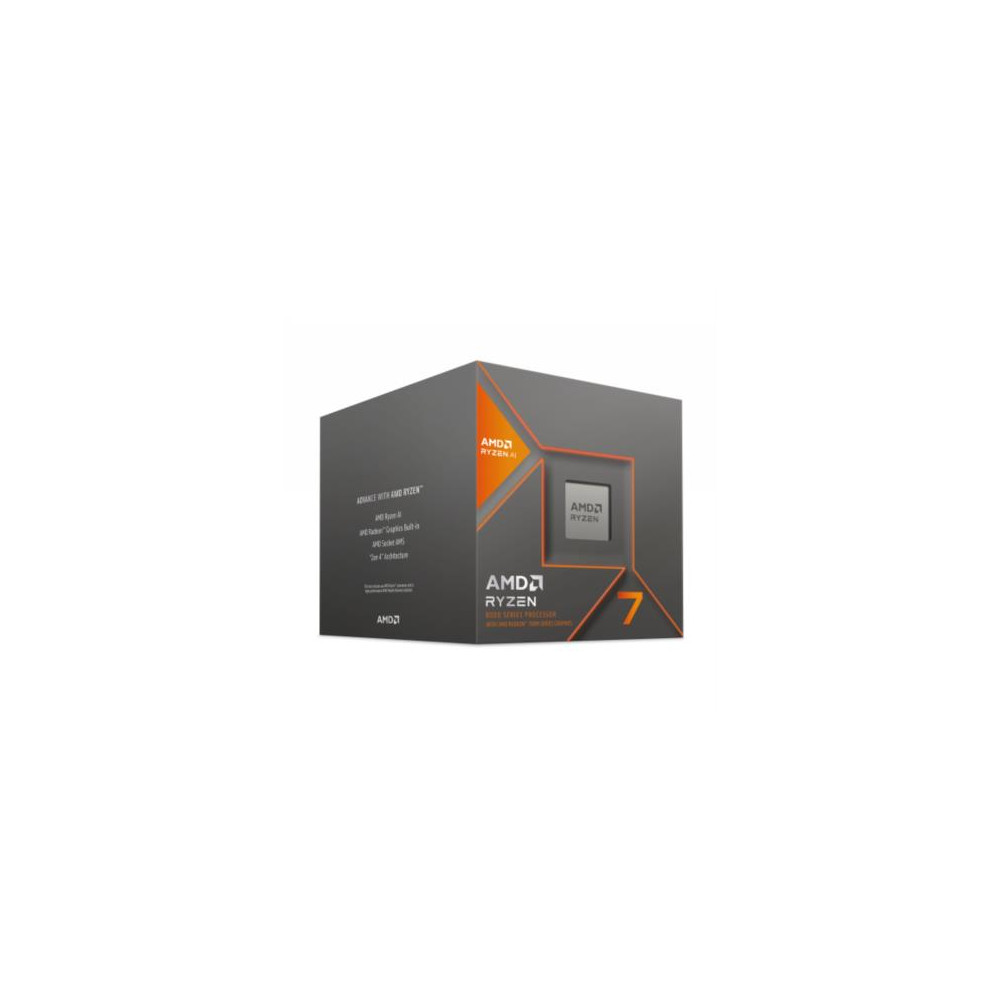 Procesador AMD Ryzen 7 8700G 4.2GHz 16MB 65W S AM5 Octa Core con Graficos con Disipador [ 100-100001236BOX ]