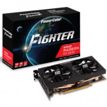 Tarjeta de Video AMD PowerColor Fighter Radeon RX6600 8GB Dual Fan GDDR6 PCIe 4.0 128-bit 1xHDMI 3xD [ AXRX-6600-8GBD6-3DH ]