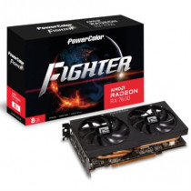 Tarjeta de Video AMD PowerColor Fighter Radeon RX7600 8GB Dual Fan GDDR6 PCIe 4.0 128-bit 1xHDMI 3xD [ RX-7600-8G-F ]