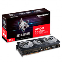 Tarjeta de Video AMD PowerColor Hellhound Radeon RX7800XT 16GB OC Triple Fan RGB GDDR6 PCIe 4.0 256- [ RX7800XT-16G-LOC ]