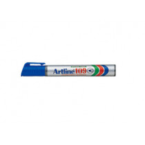 Marcador Artline Permanente Plastico Azul c/12 pzas [ EK-109A ]