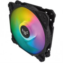 Ventilador para Gabinete Asus TUF Gaming TF120 ARGB 120mm 250-1900RPM Negro Kit 3 Piezas [ TUF-GAMING-TF120-ARGB-3IN1 ]