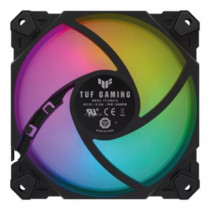 Ventilador para Gabinete Asus TUF Gaming TF120 ARGB 120mm 250-1900RPM Negro Kit 3 Piezas [ TUF-GAMING-TF120-ARGB-3IN1 ]