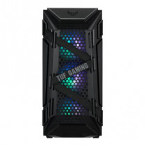 Gabinete Gamer Asus TUF Gaming GT301 Media Torre ITX mATX ATX 4xFan RGB Cristal Templado Negro [ TUF-Gaming-GT301 ]