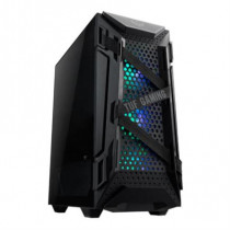 Gabinete Gamer Asus TUF Gaming GT301 Media Torre ITX mATX ATX 4xFan RGB Cristal Templado Negro [ TUF-Gaming-GT301 ]