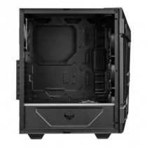 Gabinete Gamer Asus TUF Gaming GT301 Media Torre ITX mATX ATX 4xFan RGB Cristal Templado Negro [ TUF-Gaming-GT301 ]