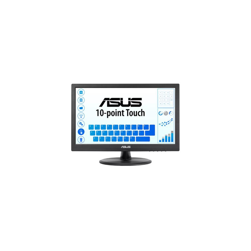 Monitor Asus Touch VT168HR 15.6" TN HD 1366x768 10 Points Multi-Touch HDMI VGA 5ms GTG 60Hz Negro [ VT168HR ]