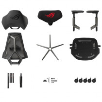 Silla Gamer Asus SL400 ROG Destrier Ergo Gaming Chair con Reposabrazos 360 grados Malla Color Negro  [ 90GC0120-MSG010 ]