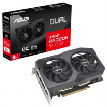 Tarjeta de Video Asus Dual Radeon RX7600 OC 8GB Dual Fan GDDR6 PCIe 4.0 1xHDMI 3xDP [ DUAL-RX7600-O8G ]