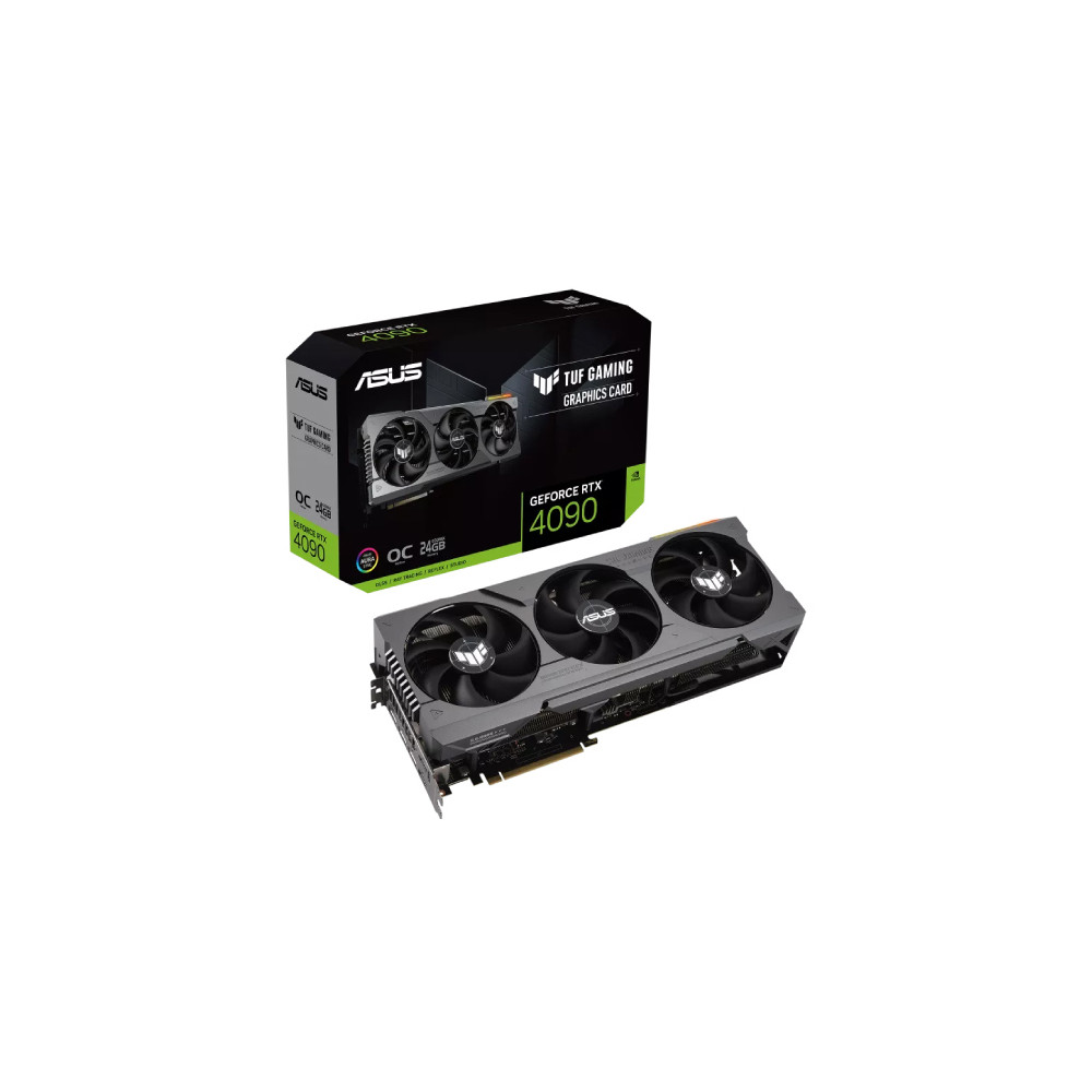 Tarjeta de Video Asus TUF Gaming GeForce RTX4090 OC 24GB Triple Fan GDDR6X PCIe 4.0 384 bit 2xHDMI 3 [ TUF-RTX4090-O24G-GAMING ]