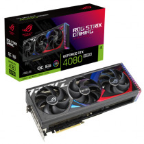 Tarjeta de Video Asus ROG Strix GeForce RTX4080 Super OC 16GB ARGB Triple Fan GDDR6X PCIe 4 0 256 bi [ ROG-STRIX-RTX4080S-O16G-GAMING ]