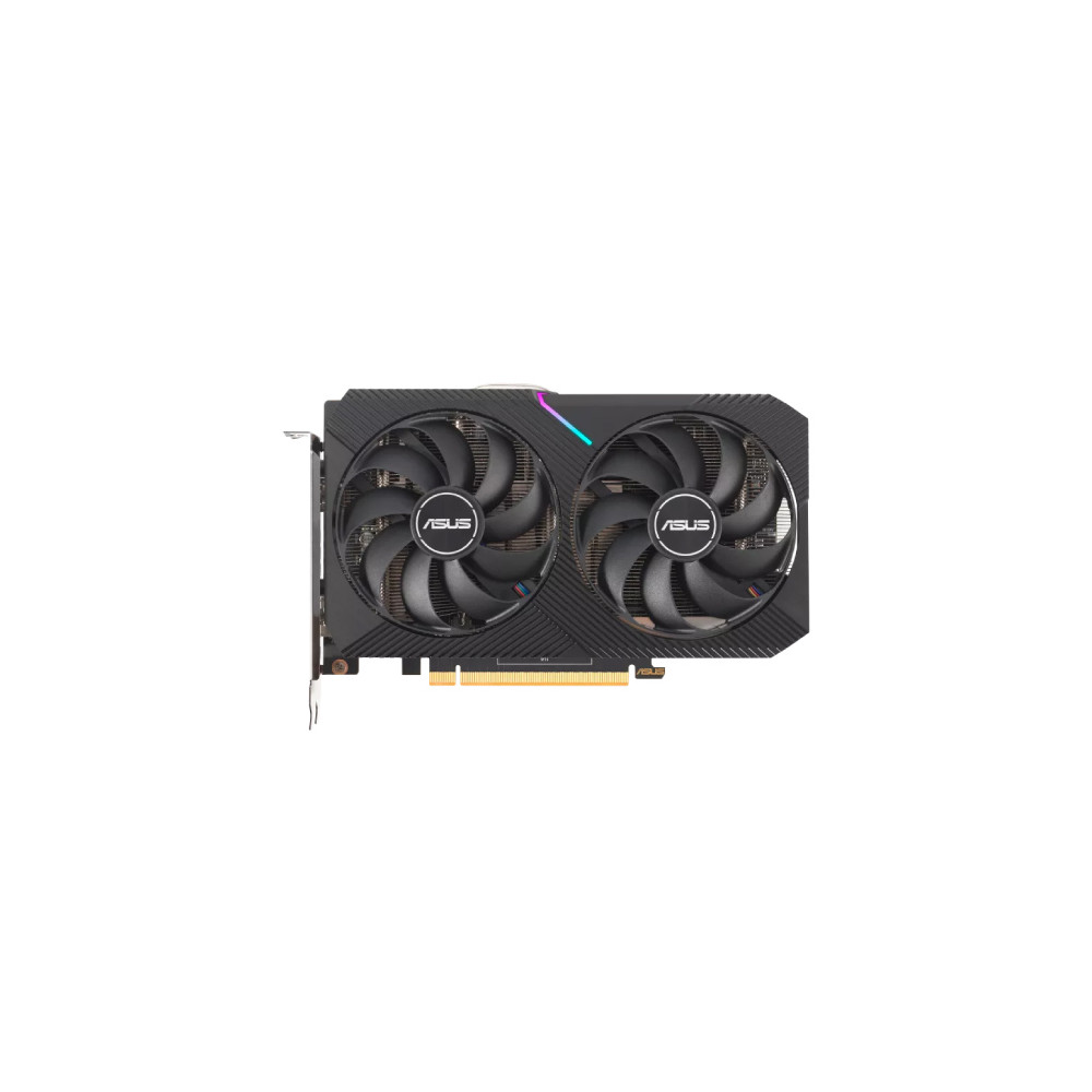 Tarjeta de Video Asus Dual Radeon RX 6500 XT OC 4GB Dual Fan GDDR6 PCIe 4.0 64 bits 1xHDMI 1xDP [ DUAL-RX6500XT-O4G ]