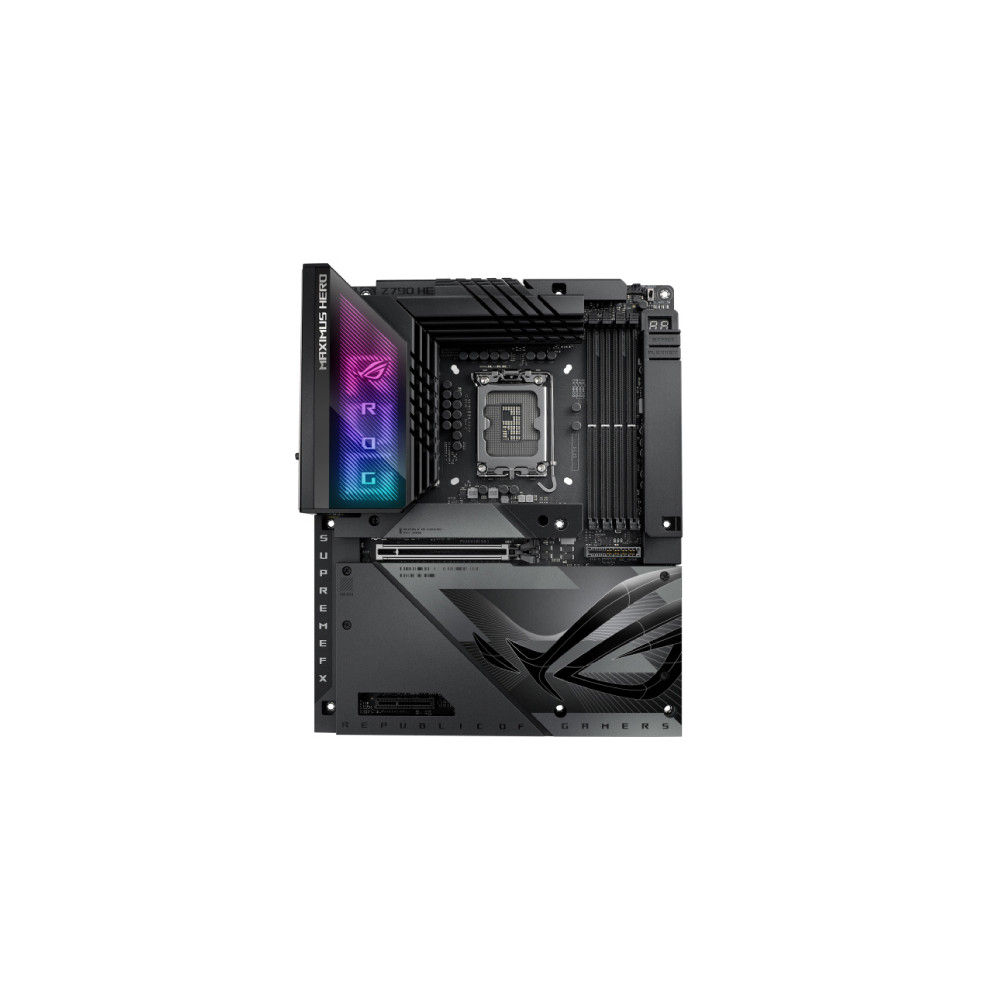 Tarjeta Madre Asus ROG Maximus Z790 HERO BTF 4xDDR5 192GB 8000Mhz HDMI TB PCIe 5.0 M.2 S 1700 13th 1 [ ROG-MAXIMUS-Z790-HERO-BTF ]