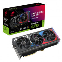 Tarjeta de Video Asus ROG Strix GeForce RTX4090 OC 24GB BTF Gaming Triple Fan ARGB PCIe 4.0 GDDR6X 3 [ ROG-STRIX-RTX4090-O24G-BTF-GAMING ]