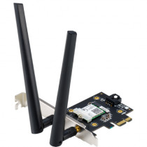 Tarjeta de Red Asus Interna Inalambrica PCE-AX3000 Dual Band 2.4Ghz 5Ghz WiFi 6 BT 5.0 PCI Express 2 [ PCE-AX3000Bulk ]