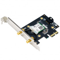 Tarjeta de Red Asus Interna Inalambrica PCE-AX3000 Dual Band 2.4Ghz 5Ghz WiFi 6 BT 5.0 PCI Express 2 [ PCE-AX3000Bulk ]