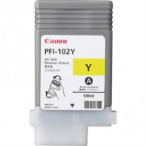 Tinta Canon PFI-102Y Color Amarillo (Solo iPF605/501/650) [ 0898B001AA ]