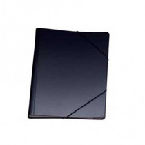 FOLDER ESSELTE PLASTICO OXFORD NEGRO CON SOLAPA [ F314 ]