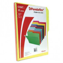 FOLDER PENDAFLEX SURTIDO INTENSO EMPLAYADO C/25 [ C0025-12-SI ]