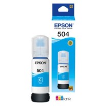 Tinta Epson Original T504 70ml EcoTank L4150/L4160 Color Cian [ T504220-AL ]