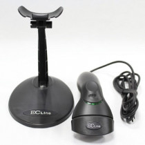 LECTOR ECLINE LASER DE CODIGOS ESCANER DE MANO 1D CORTO ALCANCE (25-600 MM SPEED 200/S USB/PS2) [ EC-LS-9620 ]