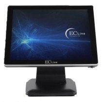 MONITOR ECLINE TOUCH SCREEN Capacitivo 15 " PANTALLA LCD  RESOLUCION XGA (1366 x 768) INTERFAZ USB H [ EC-TS-1100 ]