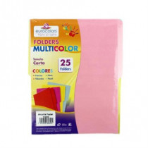 Folder Eurocolors Multicolor Arcoris Pastel C/25 Pzas [ PU0004 ]