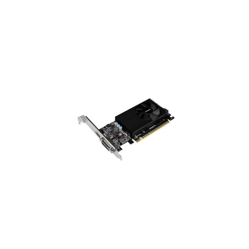 Tarjeta de Video Gigabyte GeForce GT730 2GB Low Profile Single Fan GDDR5 PCIe 2.0 1xHDMI 1xDVI-I [ GV-N730D5-2GL ]