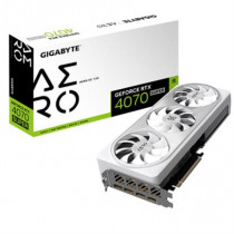 Tarjeta de Video Gigabyte Aero GeForce RTX4070 Super OC 12GB White Triple Fan GDDR6X PCIe 4.0 1xHDMI [ GV-N407SAERO-OC-12GD ]