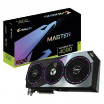 Tarjeta de Video Gigabyte Aorus Master GeForce RTX4090 OC 24GB RGB Fusion Triple Fan GDDR6X PCIe 4.0 [ GV-N4090AORUS-M-24GD ]