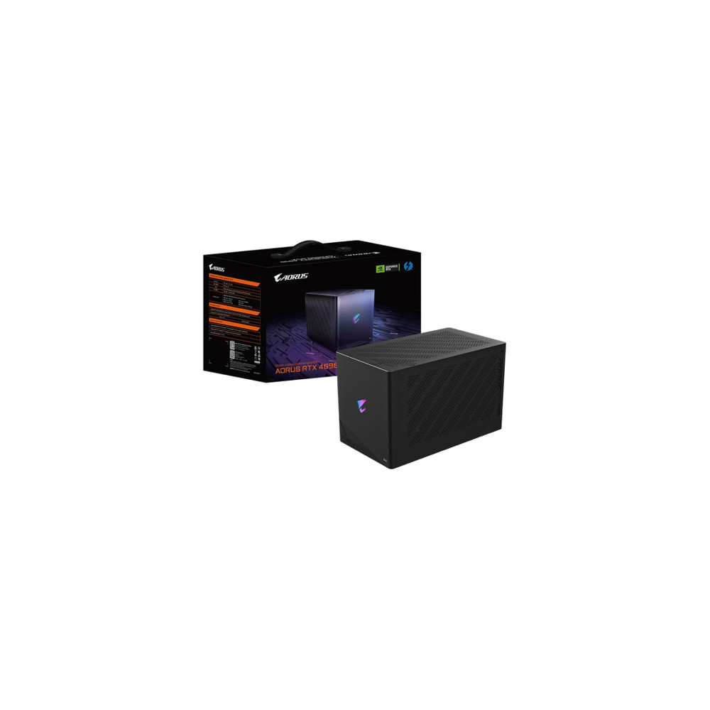 Tarjeta de Video Externa Gigabyte AORUS RTX4090 Gaming Box 24GB GDDR6X USB-C Thunderbolt 3xDP 1xHDMI [ GV-N4090IXEB-24GD ]