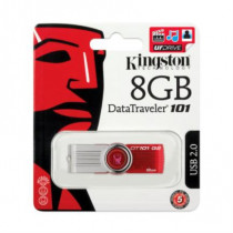 Memoria USB Kingston DataTraveler 101 G2 8 GB Color Rojo [ KC-U308G-4L ]