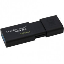 Memoria USB Kingston DataTraveler 100 G3 128GB 3.0 Color Negro [ DT100G3128GB ]