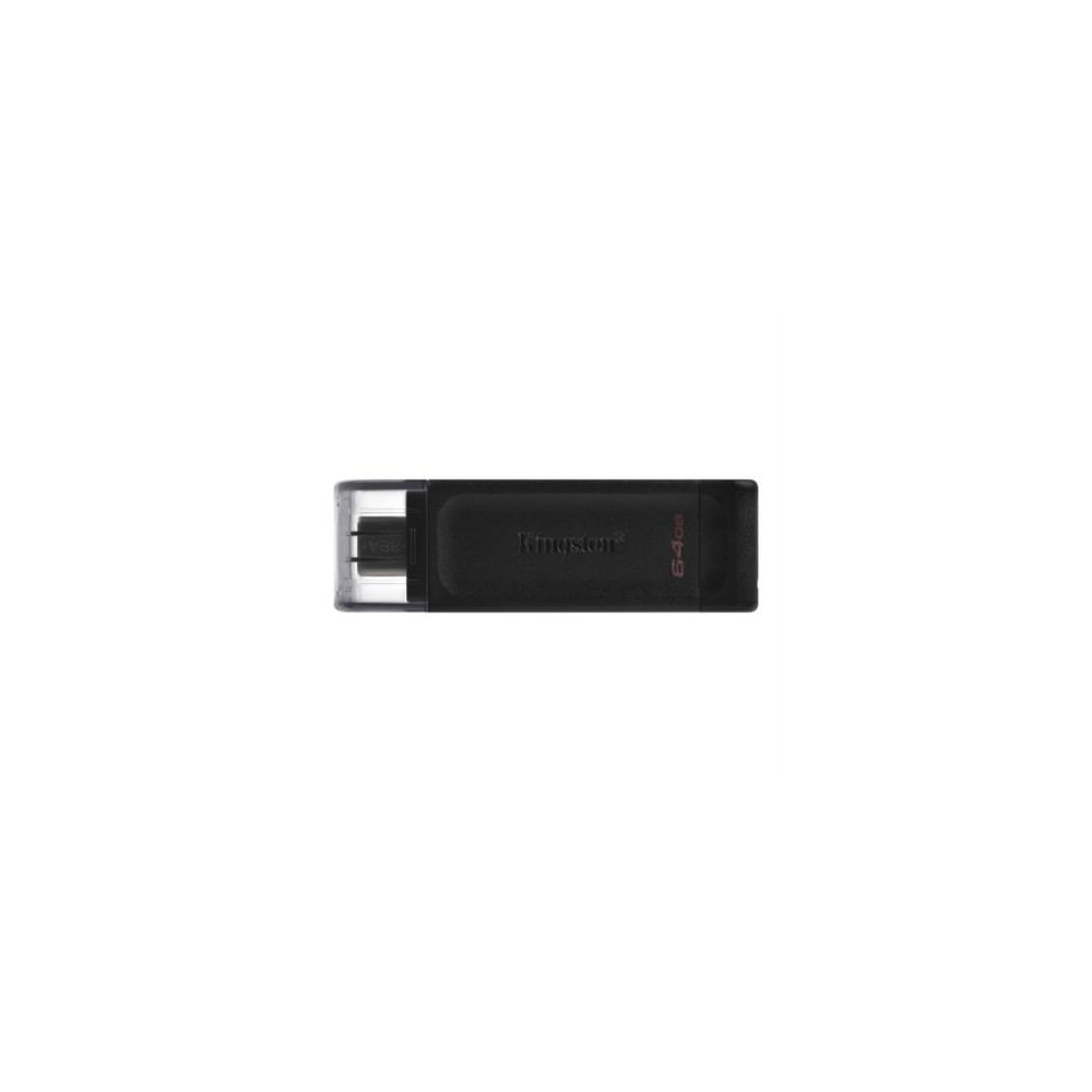 Memoria USB Kingston DataTraveler 70 64GB USB-C Color Negro [ DT7064GB ]