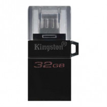 Memoria USB Kingston DataTraveler MicroDuo3 G2 32 GB 3.2 Gen1 Color Negro [ DTDUO3G232GB ]