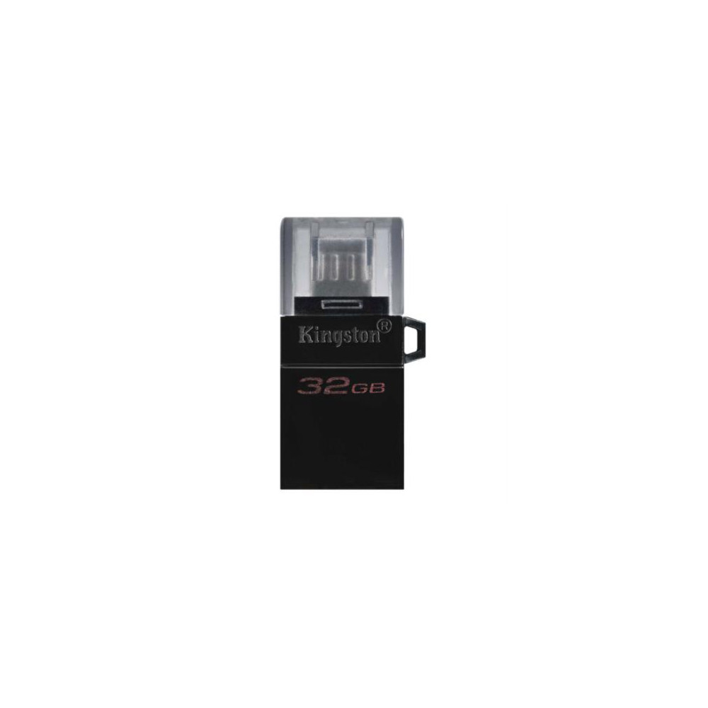 Memoria USB Kingston DataTraveler MicroDuo3 G2 32 GB 3.2 Gen1 Color Negro [ DTDUO3G232GB ]