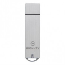 Memoria USB Kingston IronKey S1000 Flash 32GB Encriptado Criptochip Integrado Color Plata [ IKS1000B32GB ]