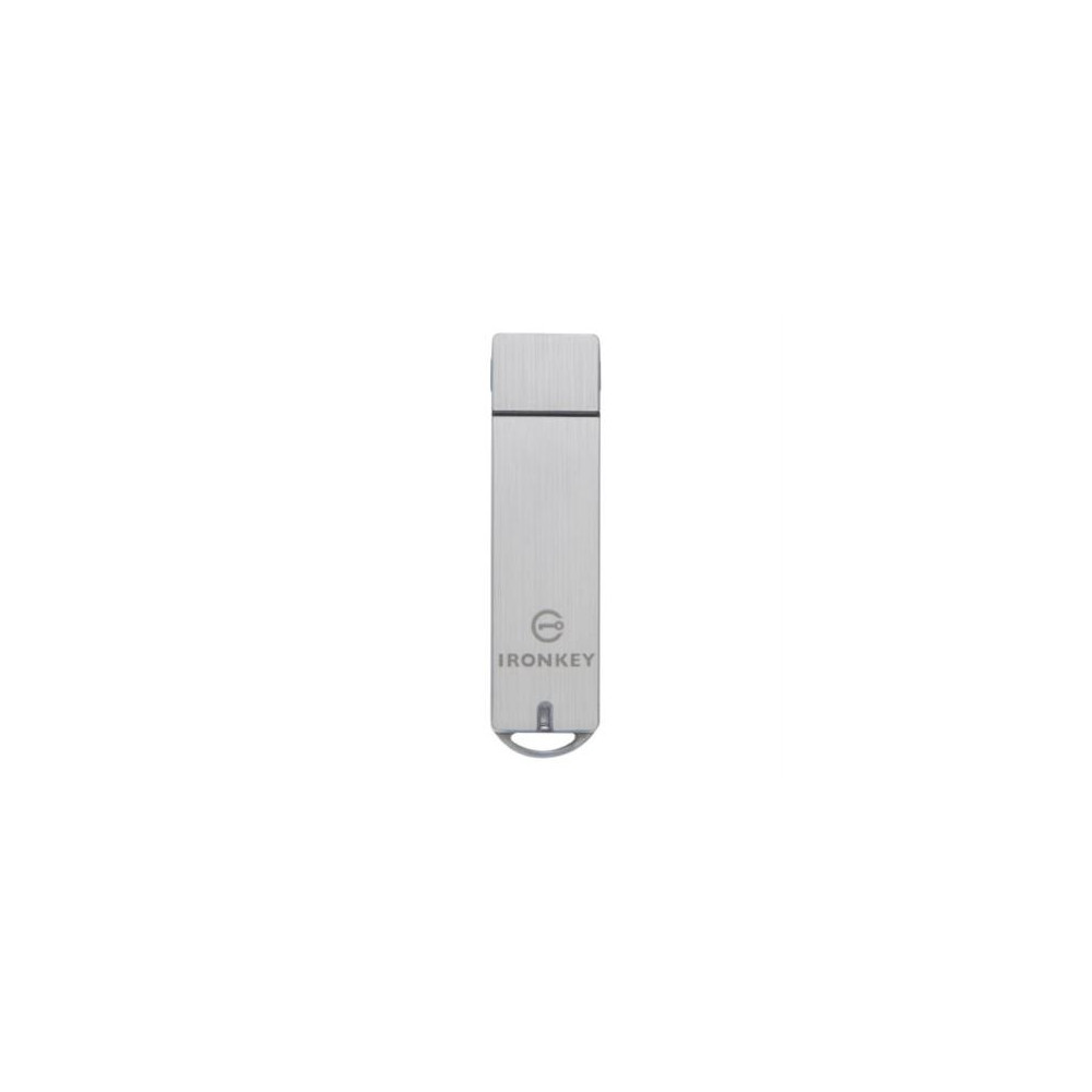 Memoria USB Kingston IronKey S1000 Flash 32GB Encriptado Criptochip Integrado Color Plata [ IKS1000B32GB ]