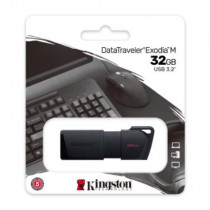 Memoria USB Kingston DataTraveler Exodia M 32GB USB 3.2 Gen1 Color Negro [ DTXM32GB ]