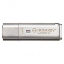 Memoria USB Kingston IronKey Locker+ 50 32GB con XTS-AES-USBtoCloud [ IKLP5032GB- ]