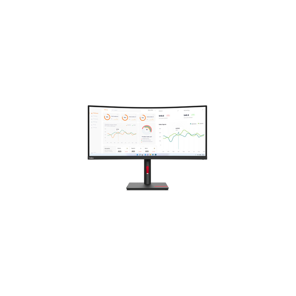 Monitor Lenovo 34" ThinkVision T34w-30 Wled Curve Panel [ 63D4GAR1LA ]